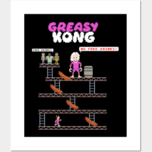 Greasy Kong Posters and Art